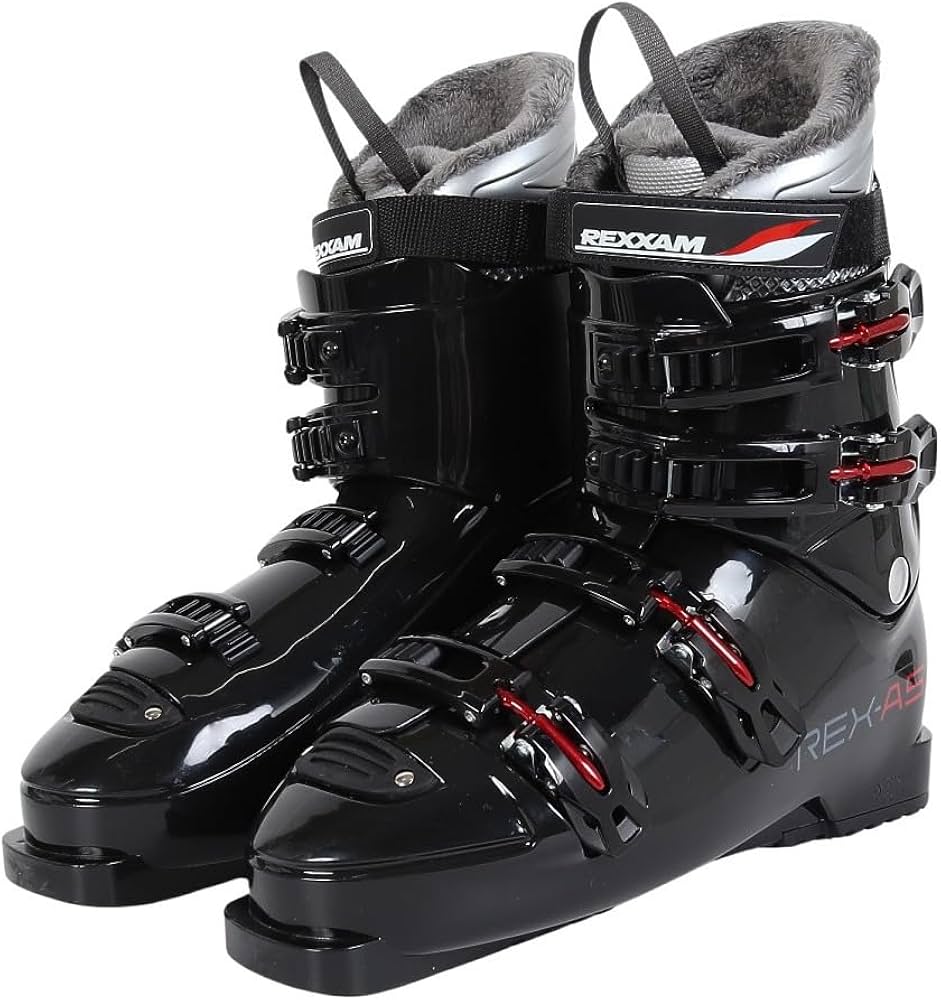 Amazon | レクザム スキーブーツ メンズ バックルブーツ REX A5 BK