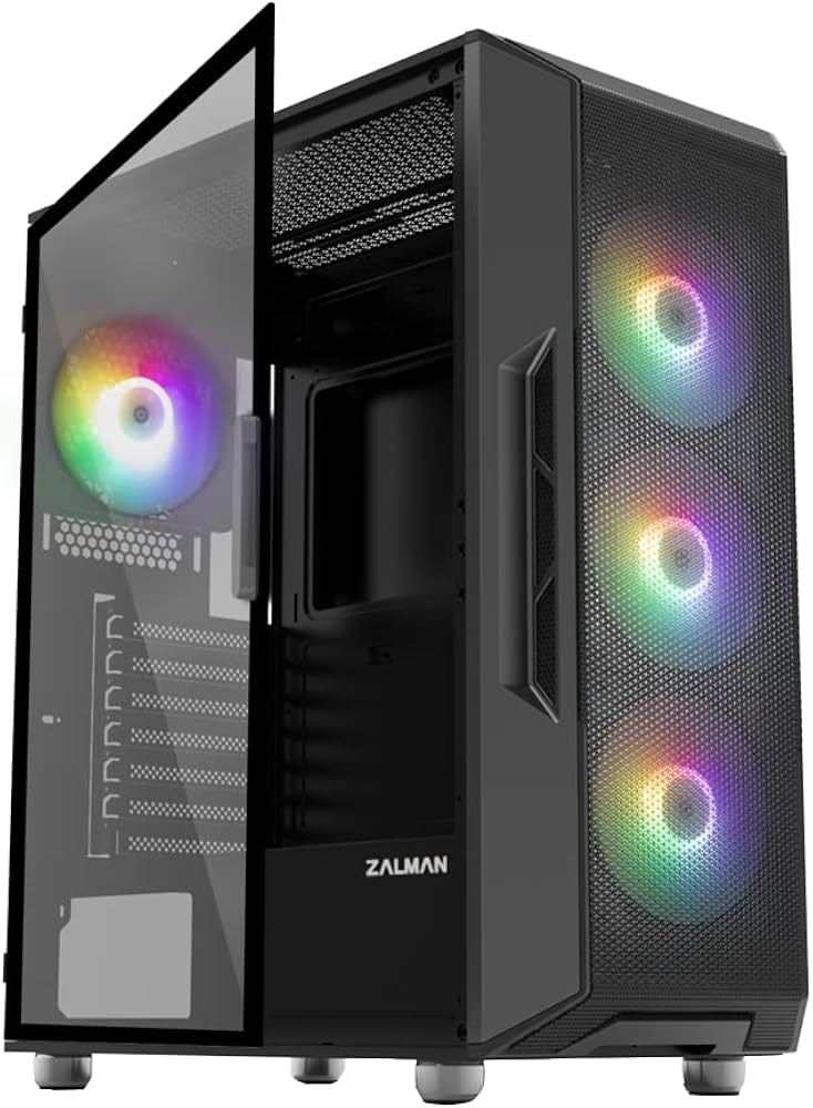 Amazon.com: Zalman i3 NEO ATX Mid Tower PC Case, 4 x Fixed RGB