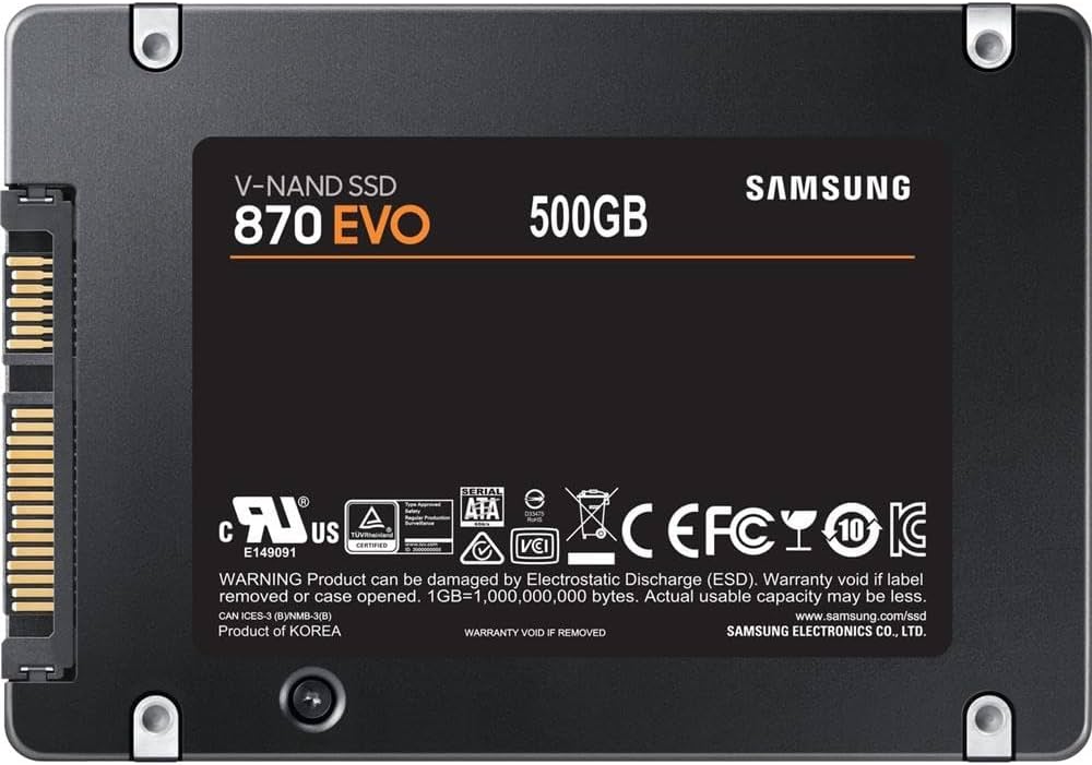 Amazon.co.jp: Samsung 870 EVO 500GB SATA 2.5-inch Internal SSD MZ