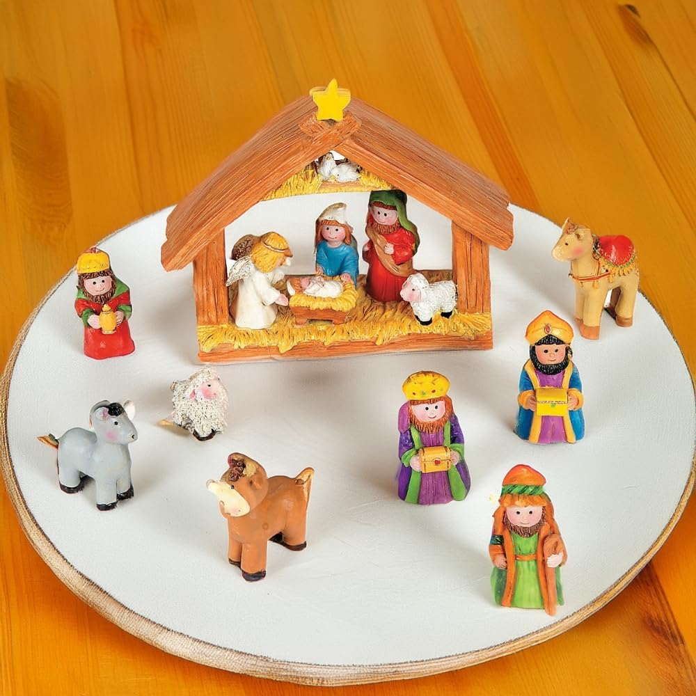 Amazon.co.jp: 楽しさをお届け 小型のクリスマスのキリストの降誕