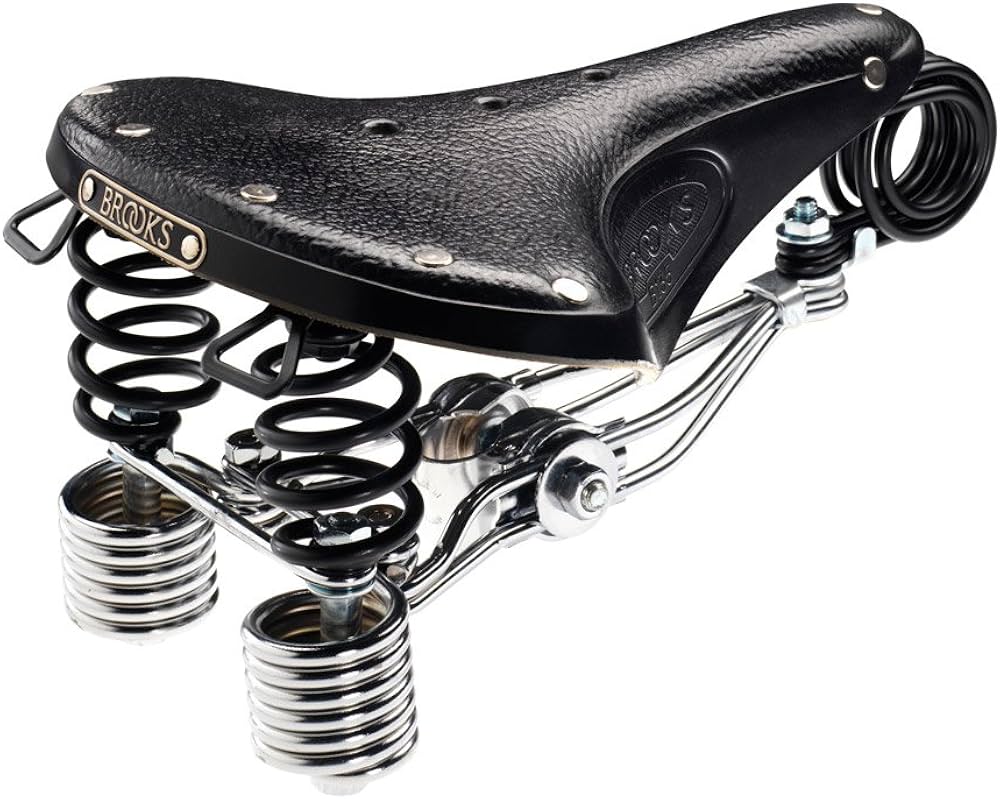 Amazon | BROOKS(ブルックス) レザーサドル ダブルスプリングつき 乗り