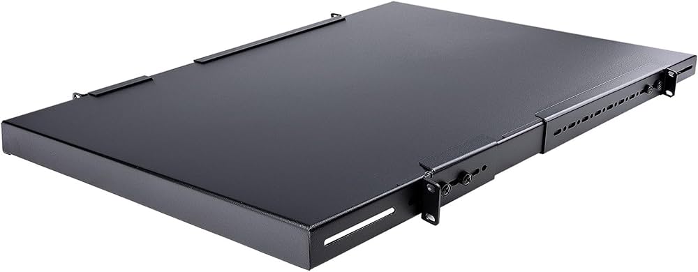 Amazon | StarTech.com サーバーラック棚板／1U／耐荷重150kg／奥行き