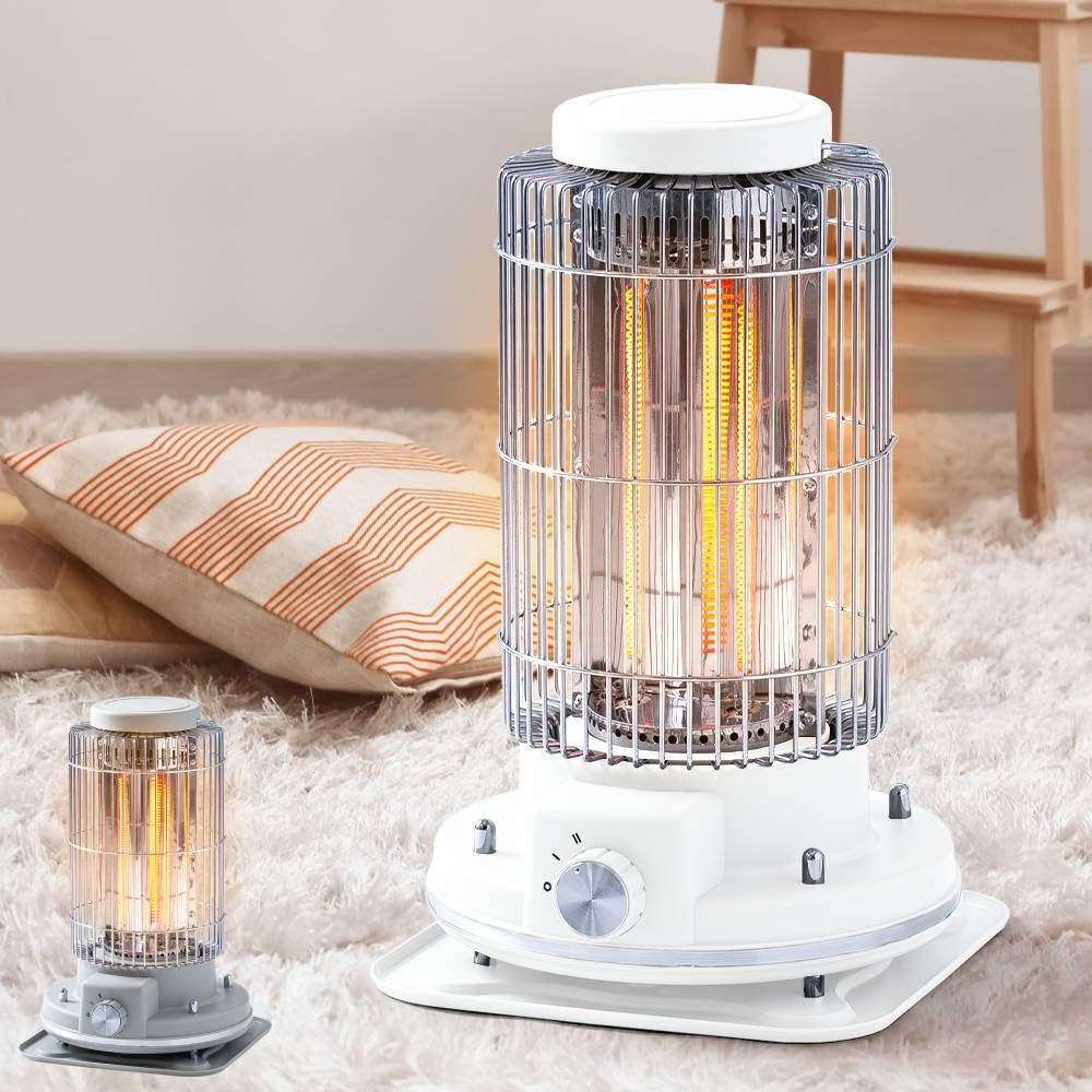 Amazon | Bonarca 電気ストーブ レトロ おしゃれ 【3秒速暖 180