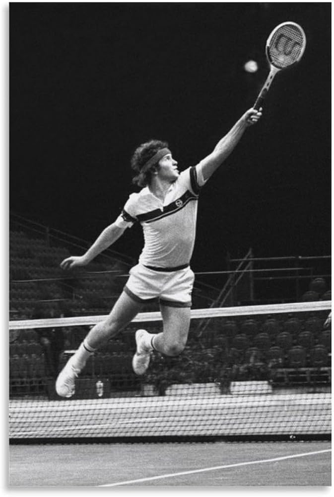 Amazon.co.jp: ジョン・マッケンロー テニスの選手ですアートポスター