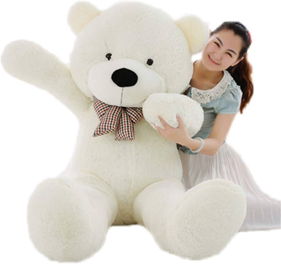 Amazon.co.jp: [XLOYP] ぬいぐるみ 特大 白い 120cm くま/テディベア