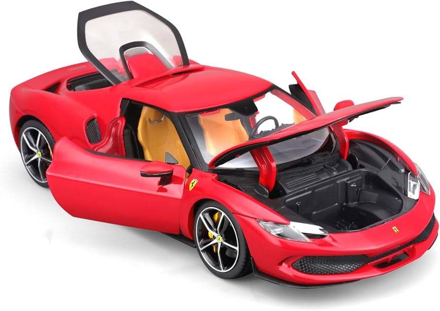 Amazon | Bburago 1/18 フェラーリ 296 GTB ハイブリッド 830HP V6