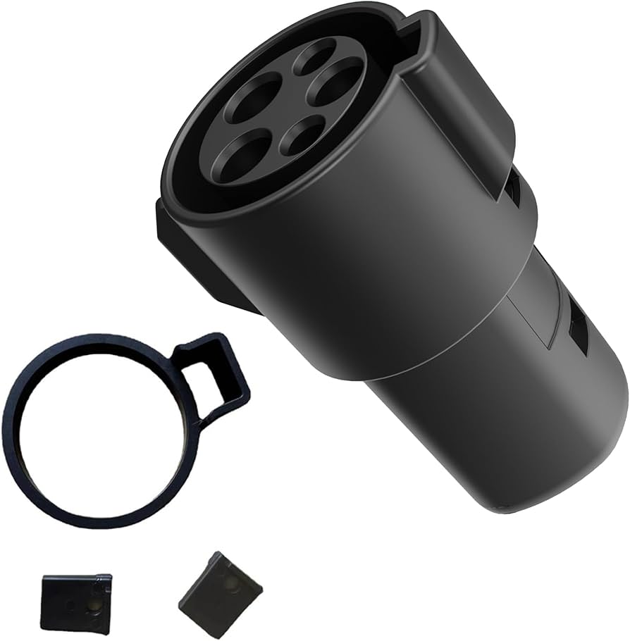 Amazon.co.jp: EdisonBrain テスラ対応 J1772 プラグ ロック 付き EV