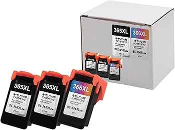 Amazon.co.jp: キヤノン用 BC-365XL 互換 BC-366XL 互換 ブラック×2個+