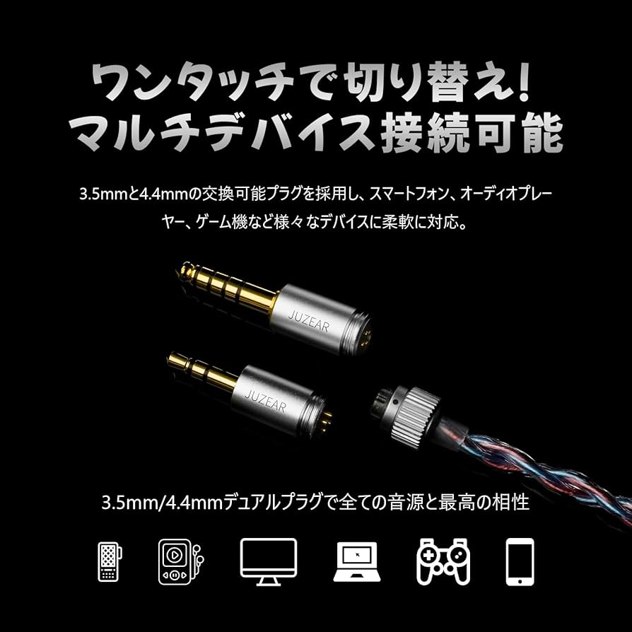 Amazon.co.jp: HiFiGo Juzear 鳴神Defiant イヤホン有線 インイヤー