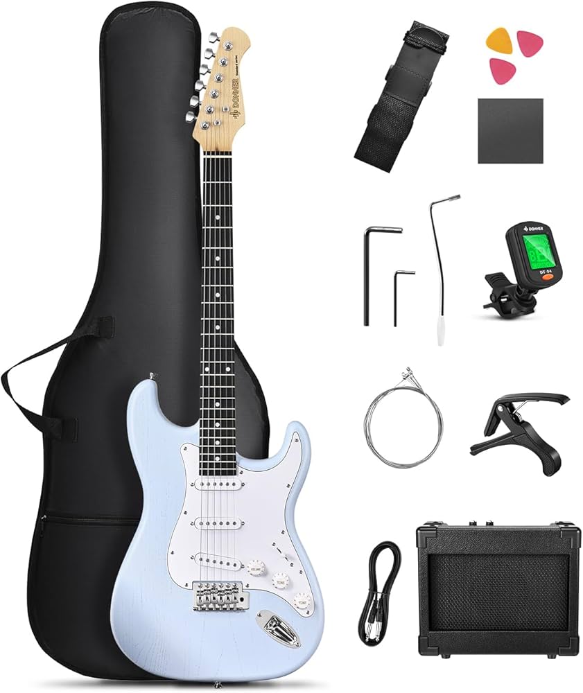 Amazon | Donner エレキギター 初心者セット STタイプ SSSピックアップ