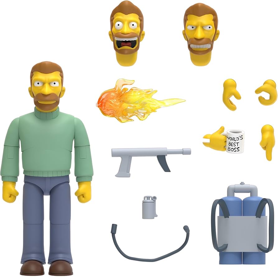 Amazon.com: Super7 Ultimates The Simpsons Hank Scorpio - 7
