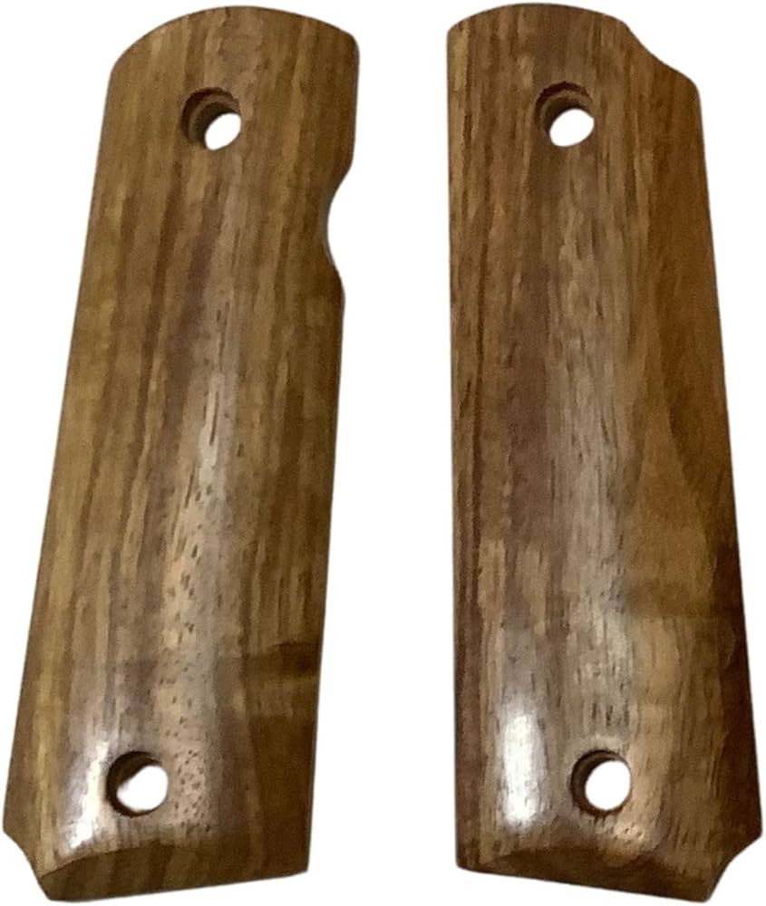 Amazon.co.jp: CIWS M 1911 グリップ ウッド 木製 ガバメント MEU