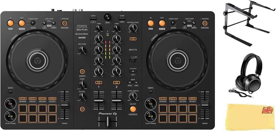 Amazon.com: Pioneer DDJ FLX4 DJ Controller - Black Bundle with