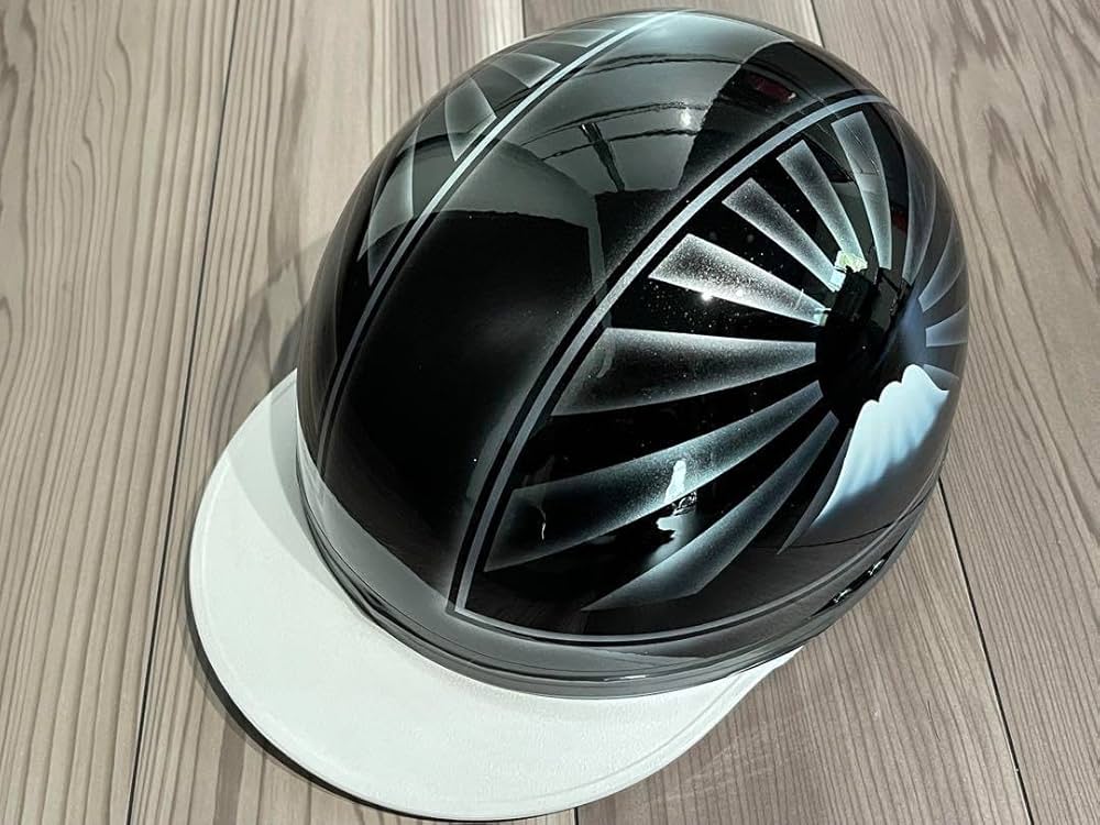 Amazon.co.jp: 富士日章 コルク半 ヘルメット 旧車會 暴走族