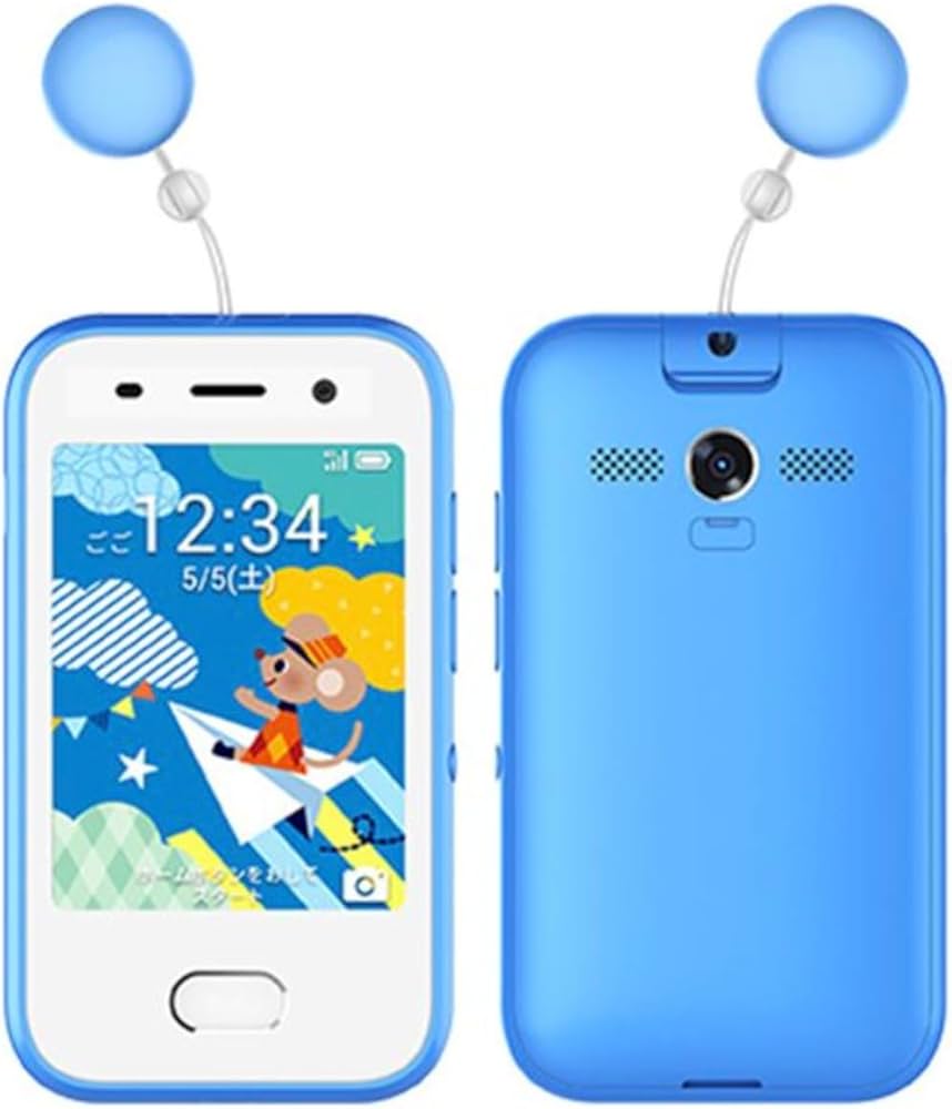 Amazon | 【整備済み品】Softbank キッズフォン 701ZT ブルー 持ち込み