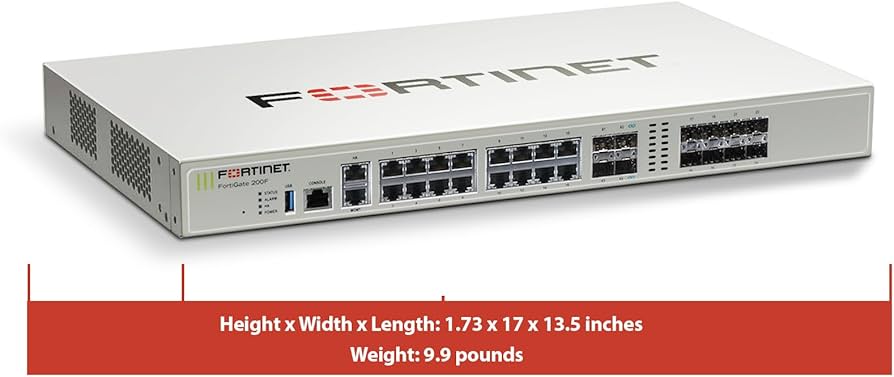 Amazon.com: FortiGate-200F Firewall - 18 GE RJ45 Ports, 8 GE SFP