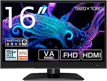 Amazon | Aston 16インチ フルハイビジョン液晶テレビ 地上デジタル VA