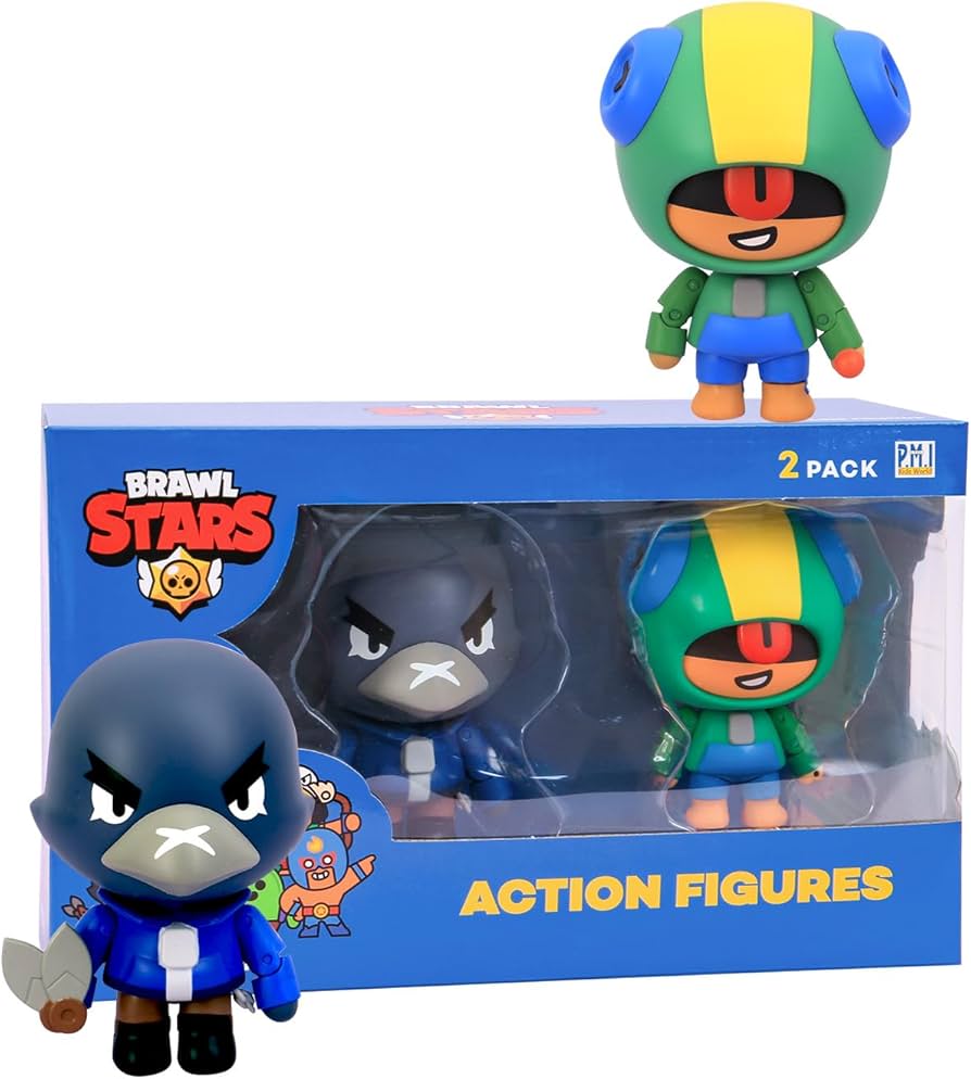 Amazon.co.jp: P.M.I. Brawl Stars アクションフィギュア | 可動式の腕