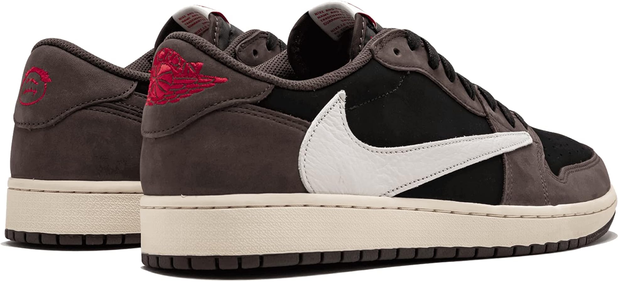 Amazon.com | Nike Men's Air Jordan 1 Low Travis Scott, Black/Sail