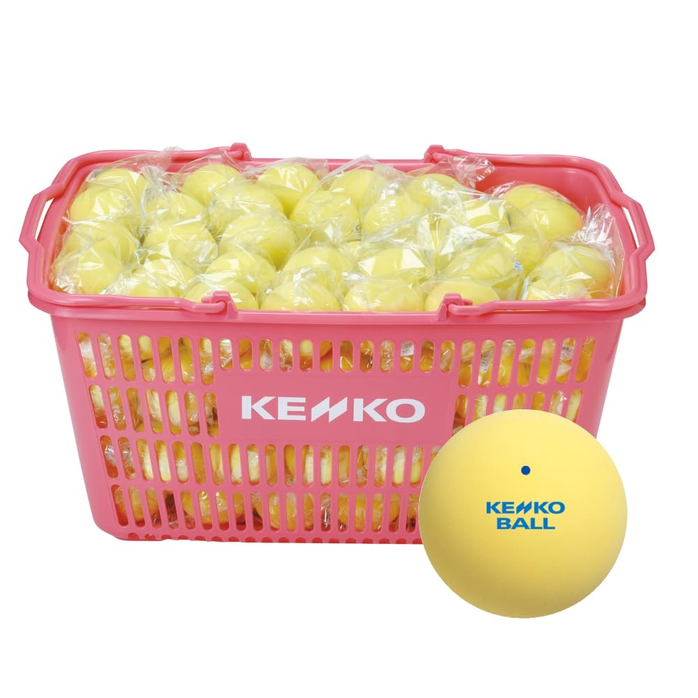 Amazon | ナガセケンコー(KENKO) ソフトテニスボール かご入りセット