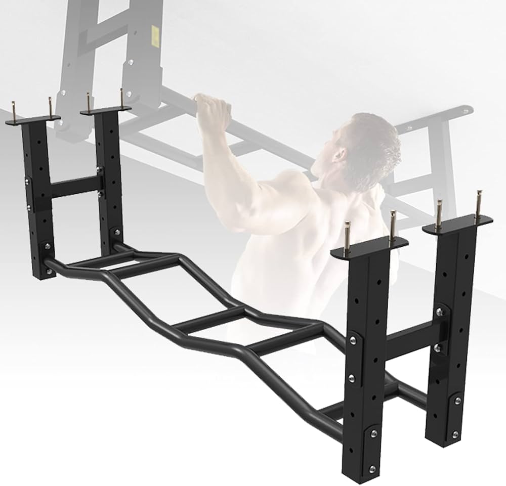 Amazon | 120 cm 壁掛けプルアップバー,多機能ジムけんすいマシーン