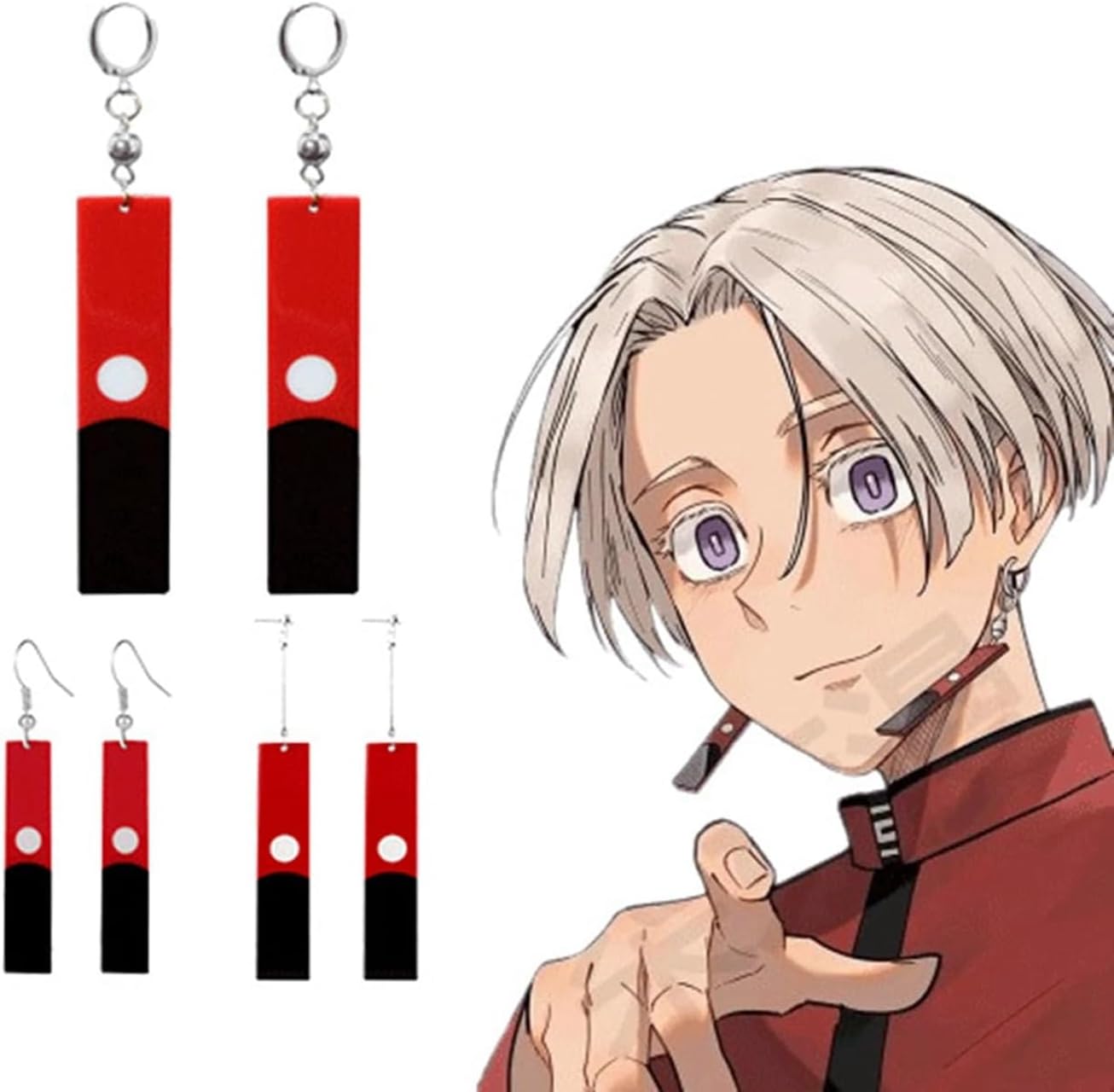 Amazon.co.jp: 東京リベンジャーズ 耳飾り 天竺 初代総長 黒川イザナ