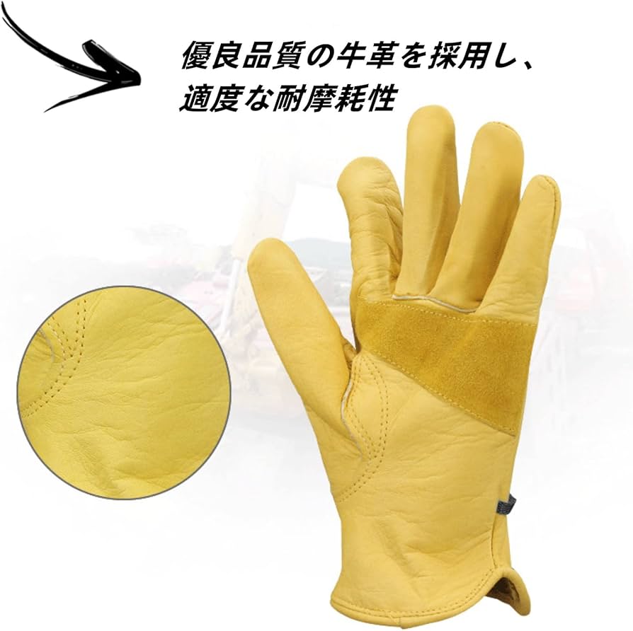 Amazon.co.jp: アメリカン バイク 用 ビンテージ グローブ 手袋 牛革