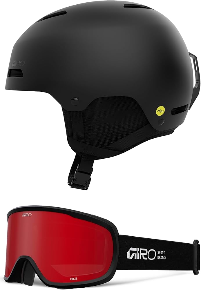 Amazon.com: Giro Ledge FS MIPS Snow Helmet/Goggle Combo - (Combo