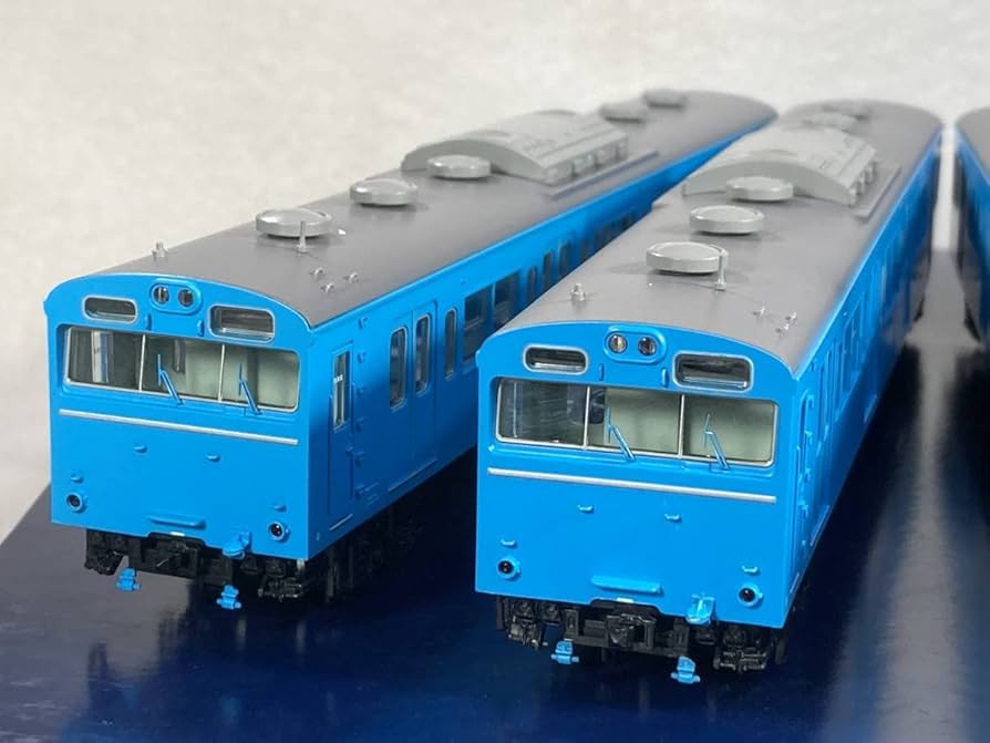 Amazon | 天賞堂・103系電車4両基本セットスカイブルー・高運転台・ATC