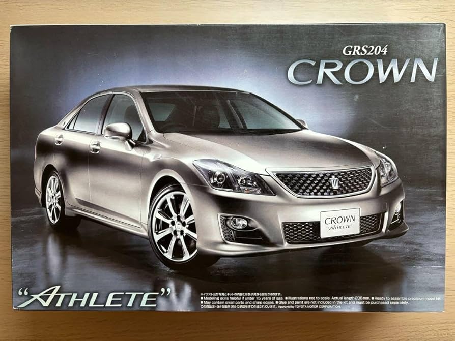 Amazon.co.jp: アオシマ 1 24 クラウン アスリート 200系 GRS204