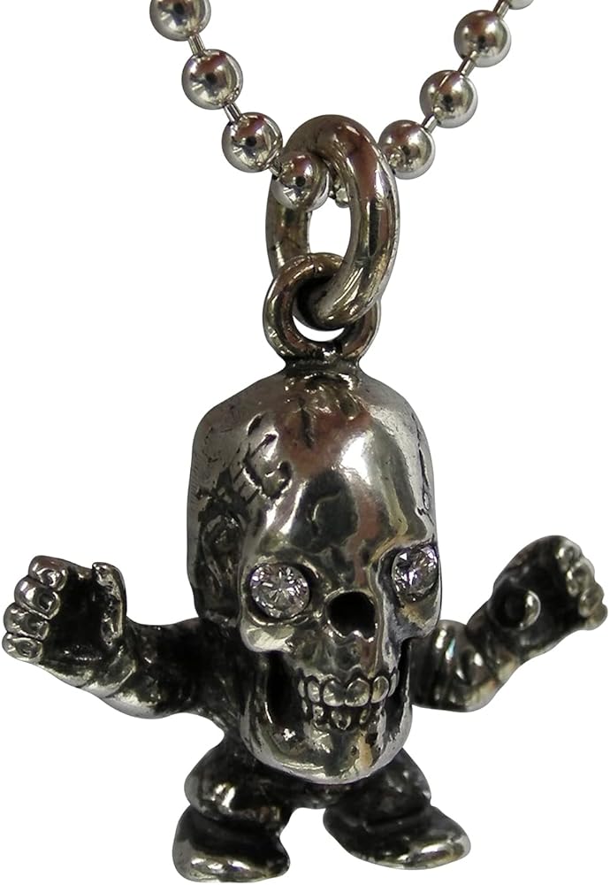 Amazon | CHROME HEARTS TINY FOTI HARRIS TEETER CHARM W/DIAMOND