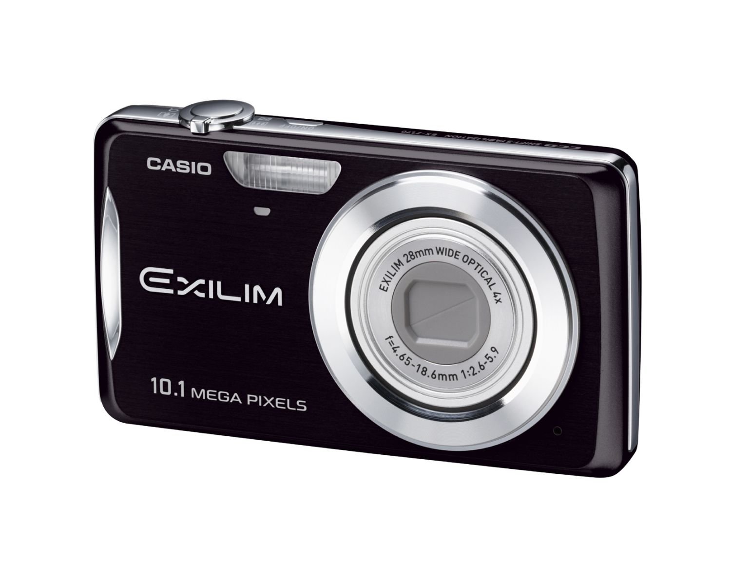 Casio Exilim EX-Z270 Digital Camera - Black (10.0MP, 4x Optical