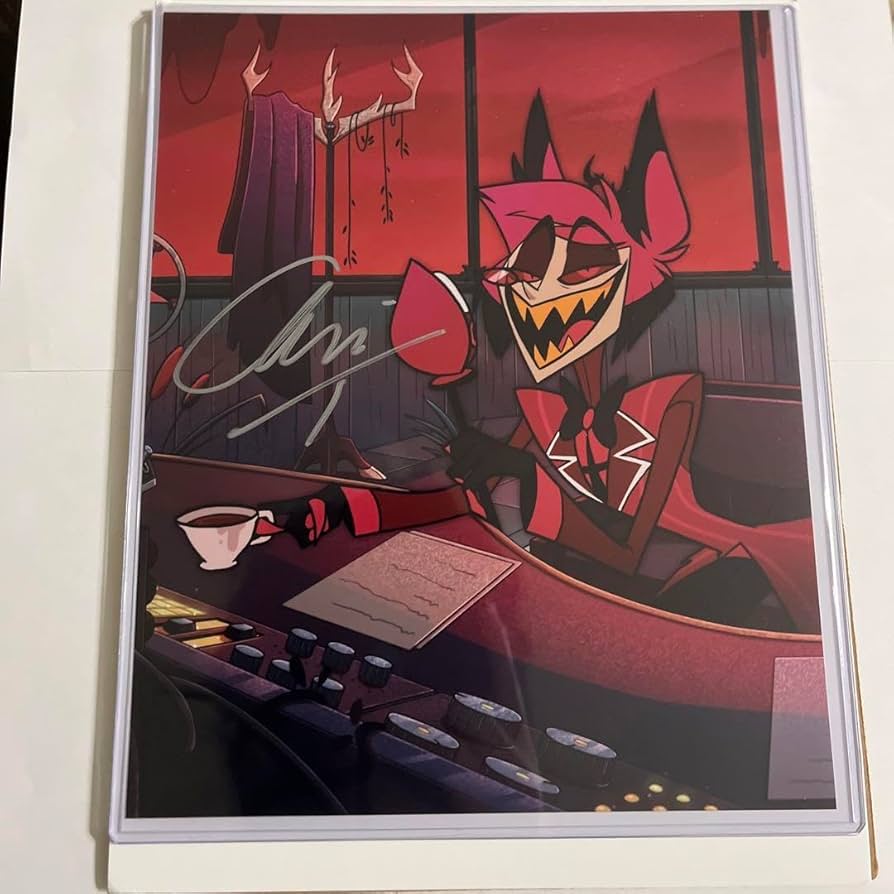 Amazon.co.jp: ハズビンホテル アラスター 声優 直筆サイン ポスター
