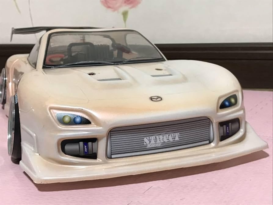 Amazon.co.jp: 1/10 マツダ RX-7 FD3S ピンクマジョーラ ドリフト