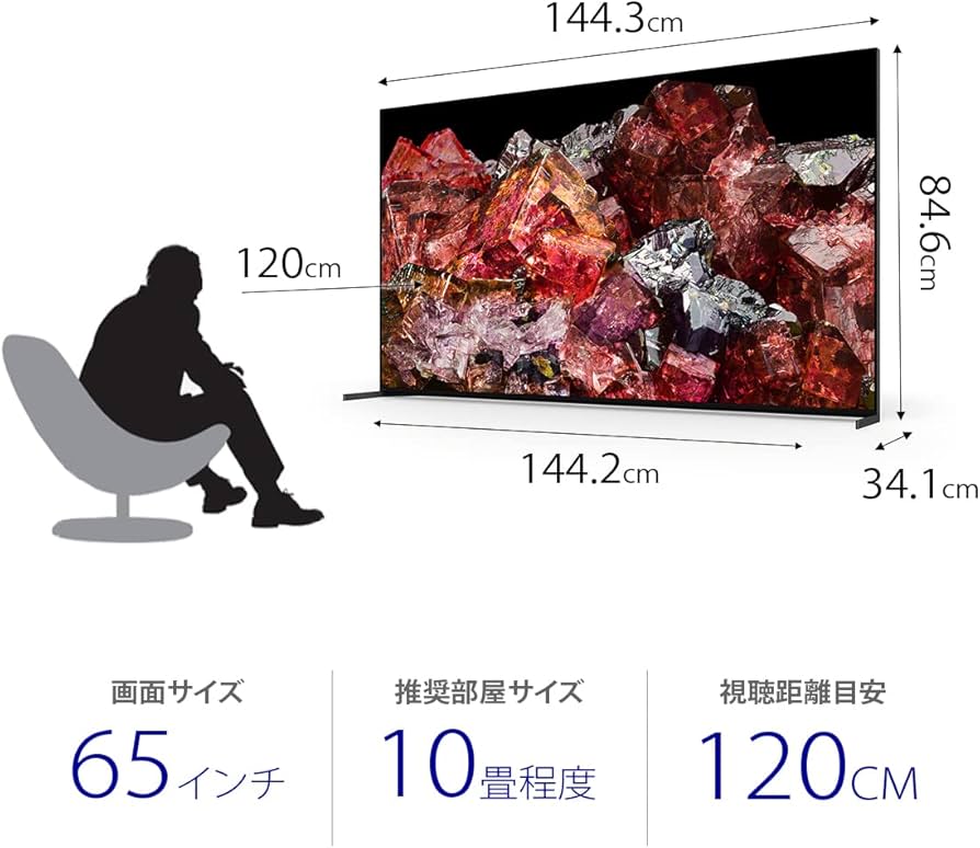 Amazon.co.jp: ソニー(SONY) 65V型 4K 液晶 Mini LED テレビ ブラビア
