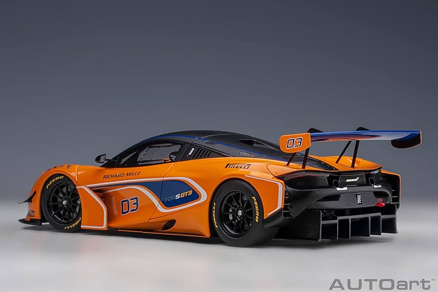 Amazon | AUTOart 1/18 マクラーレン 720S GT3#03 オレンジ 完成品