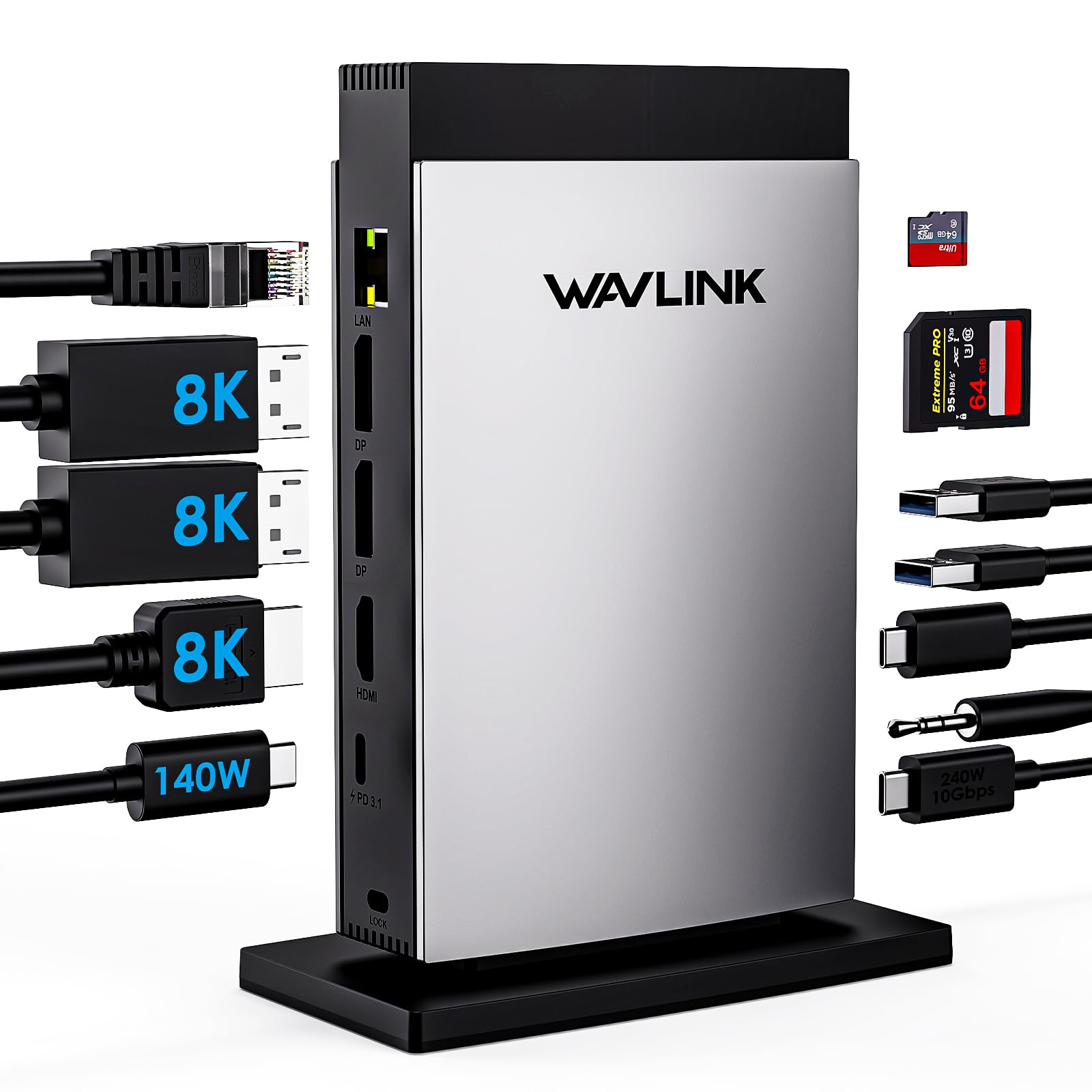 Amazon.co.jp: WAVLINK ノートパソコン ドッキングステーション 3