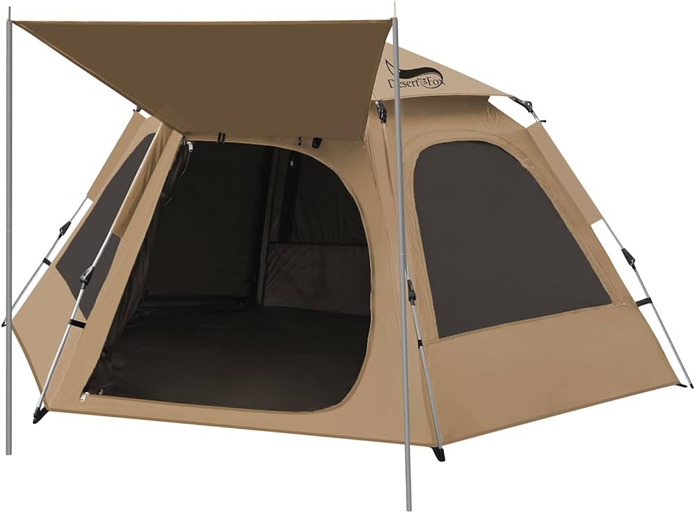 Amazon.co.jp: DesertFox テント ワンタッチ 2-3人用 4000mm耐水圧