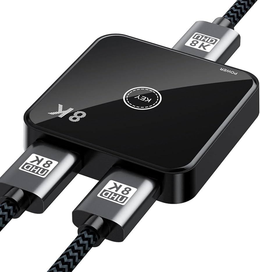 Amazon | 8K HDMI 切替器 2PCでモニター共有 HDMI スイッチャー 自動