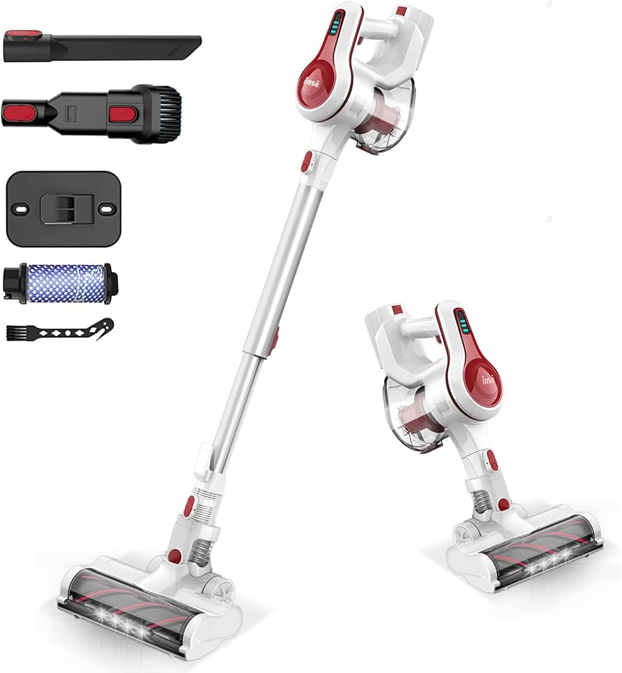 Amazon | INSE コードレス掃除機 軽量 スティッククリーナー 26000Pa