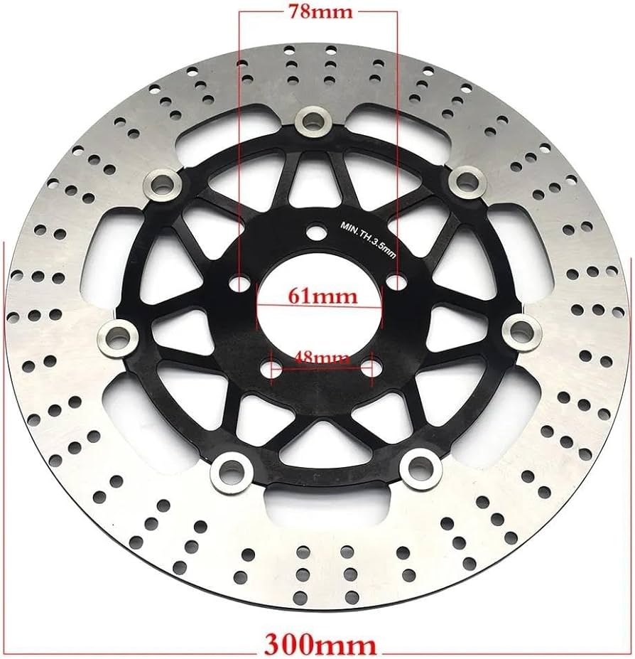Amazon.co.jp: ブレーキディスク フロントブレーキディスクローター に