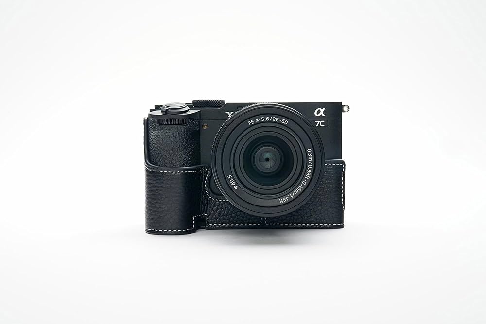 Amazon | TP Original ハンドメイド 本革 ハーフカメラケース バッグ