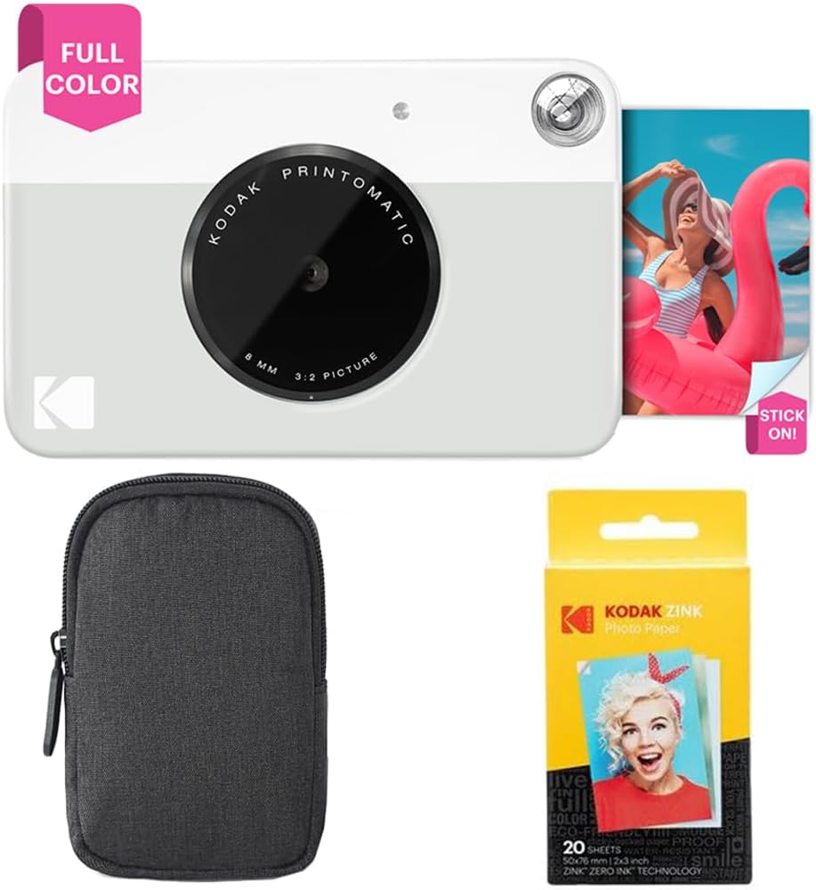 Amazon.co.jp: Kodak Printomatic Instant Camera (Grey) Basic Bundle