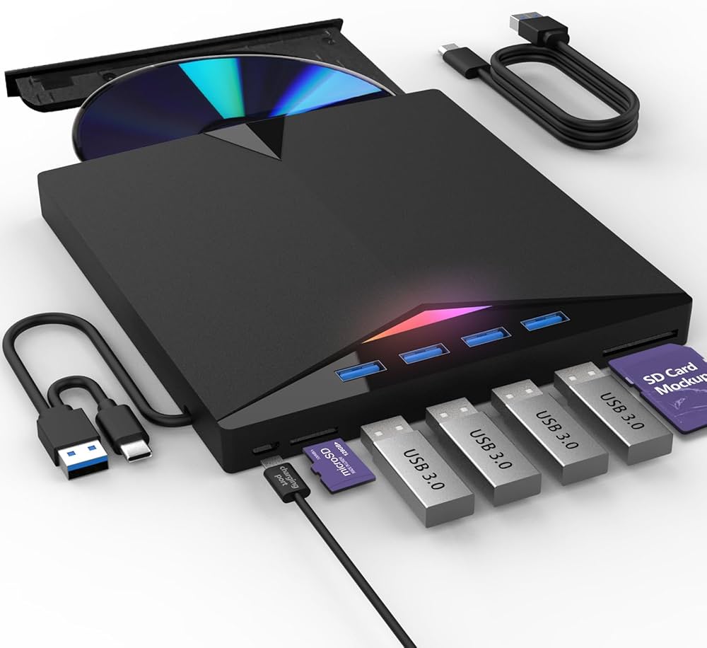 Amazon.co.jp: 外付け ブルーレイドライブ DVD/BD/CDプレーヤー、USB