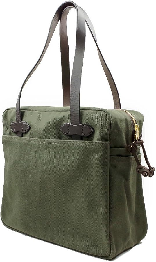 Amazon | [フィルソン] ジッパー キャンバス トート バッグ オッター