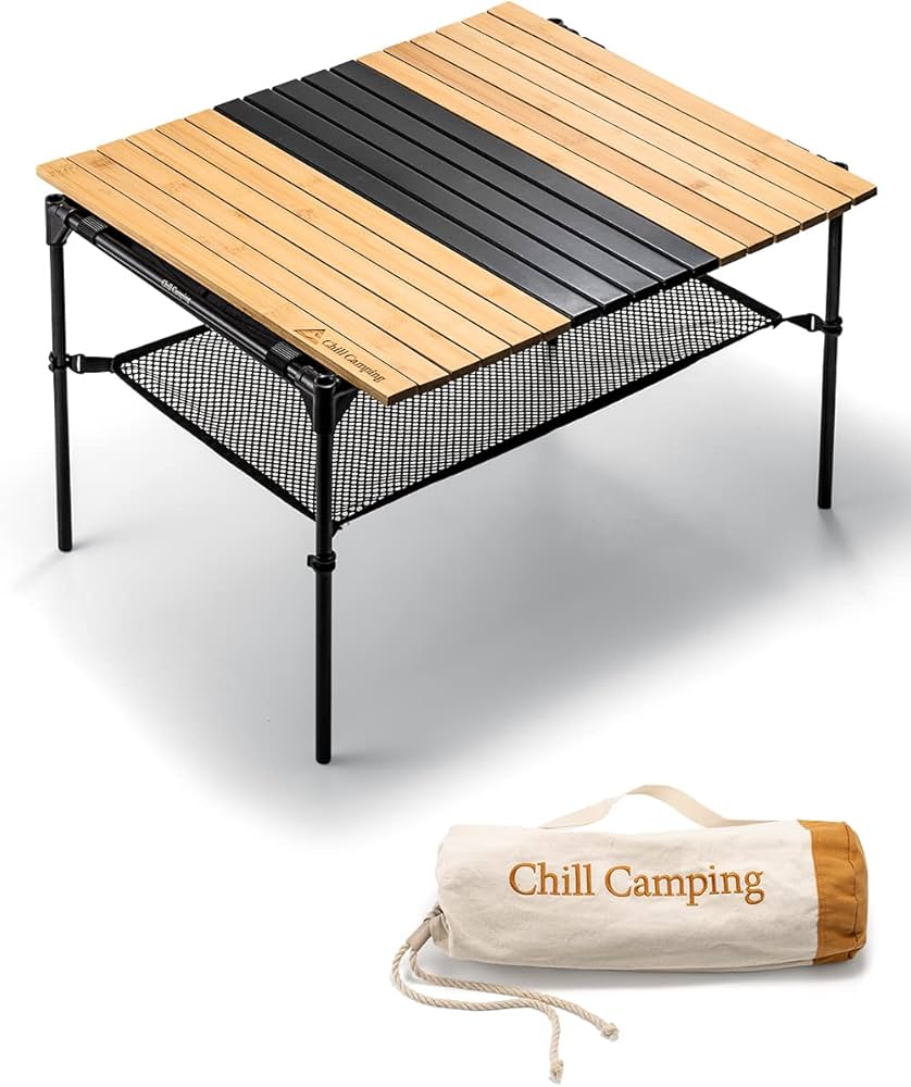 Amazon.co.jp: ChillCamping(チルキャンピング) ウッドロール テーブル