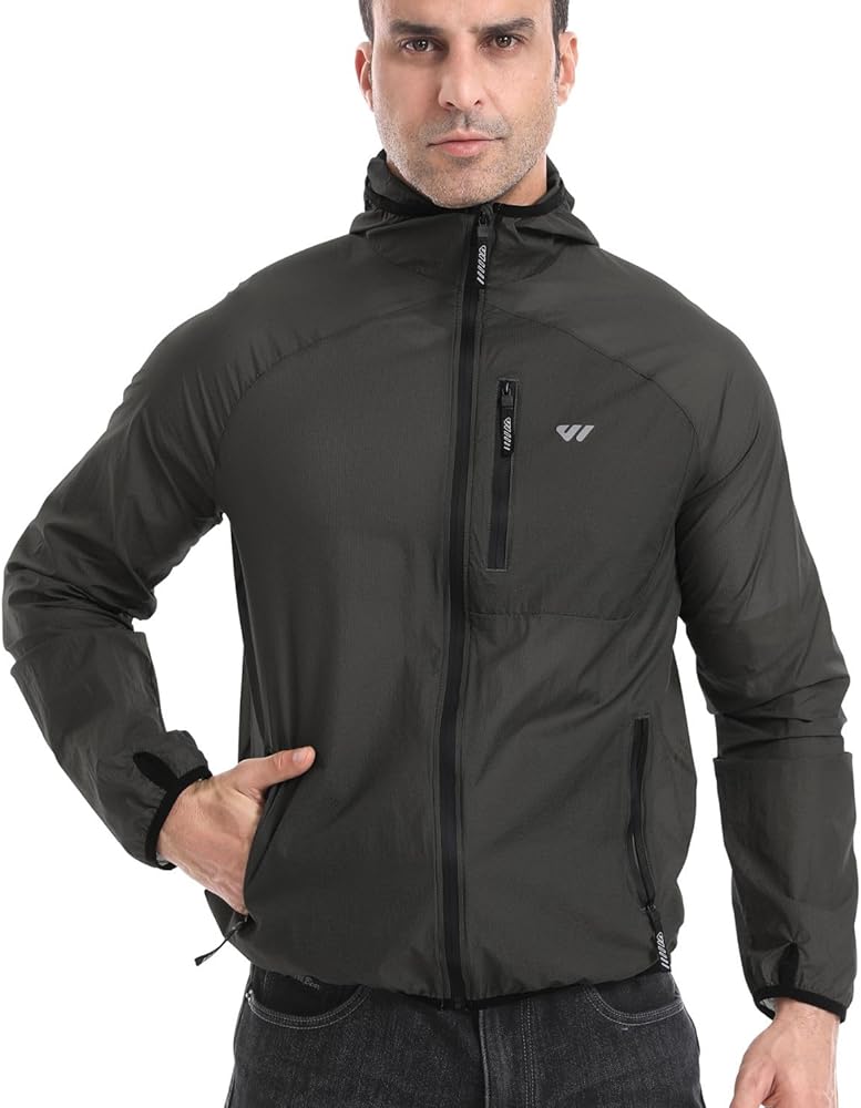 Amazon.com : Wulibike Mens Windbreaker Jackets Lightweight men's
