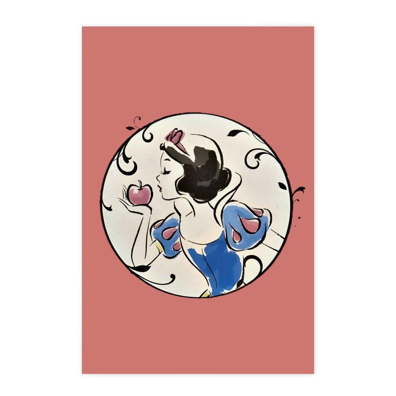 Amazon.co.jp: 白雪姫 プリンセス ポスター 絵画 インテリア 壁紙用