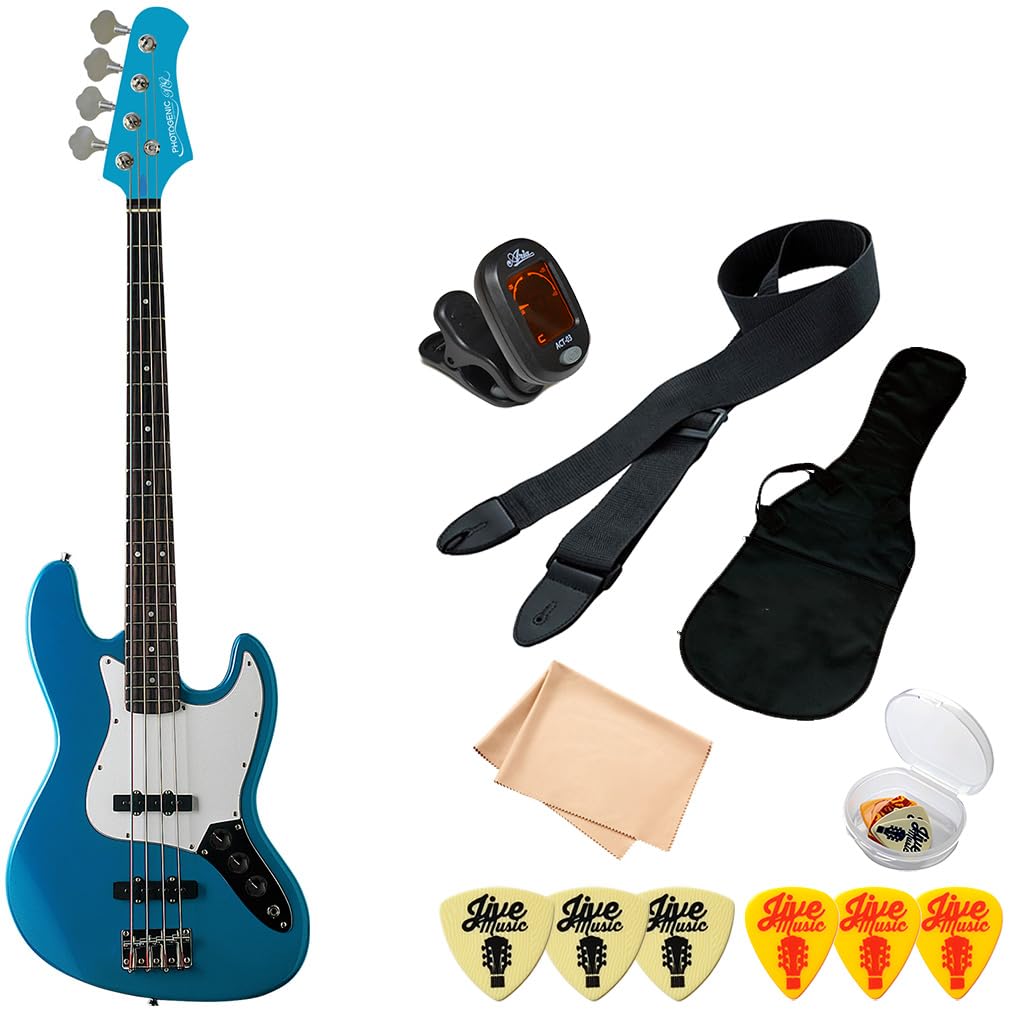 Amazon | ベース 初心者セット 7点 PhotoGenic JB-240 メタリック