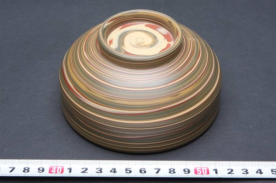 Amazon.co.jp: 5410 常滑焼 名工 小西友仙 (父 小西洋平) 練込み 練り